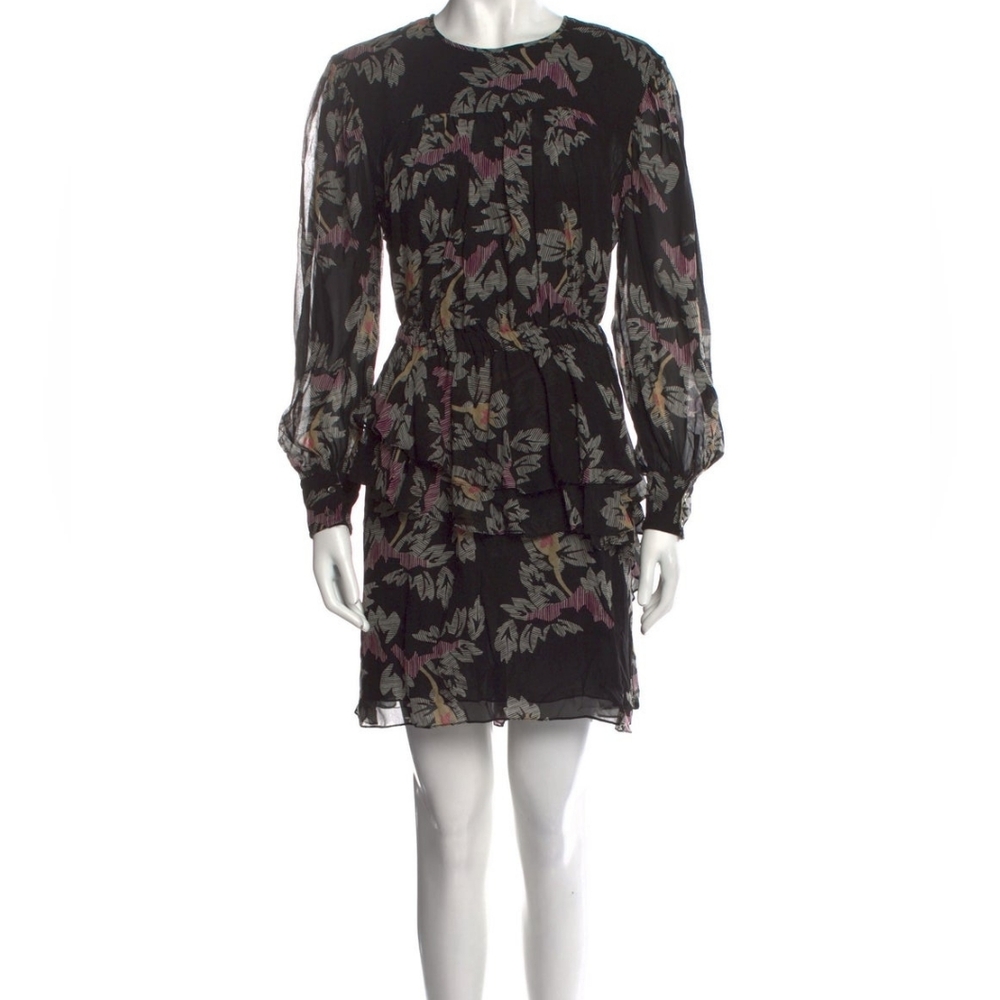 Etoile Isabel Marant Floral Black Dress